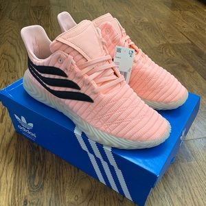 NEW Adidas Sobakov Shoes, Clear Orange/Core.